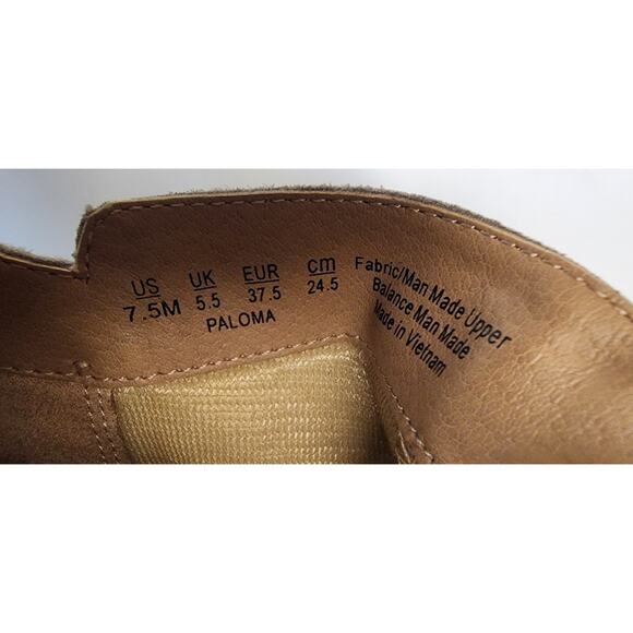 LifeStride Women's Paloma Ankle Bootie Brown Side Zip Block Heel Boots Size 7.5M - Picture 15 of 15